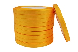 Лента атласная 0,6 см Оранжевый 23 м