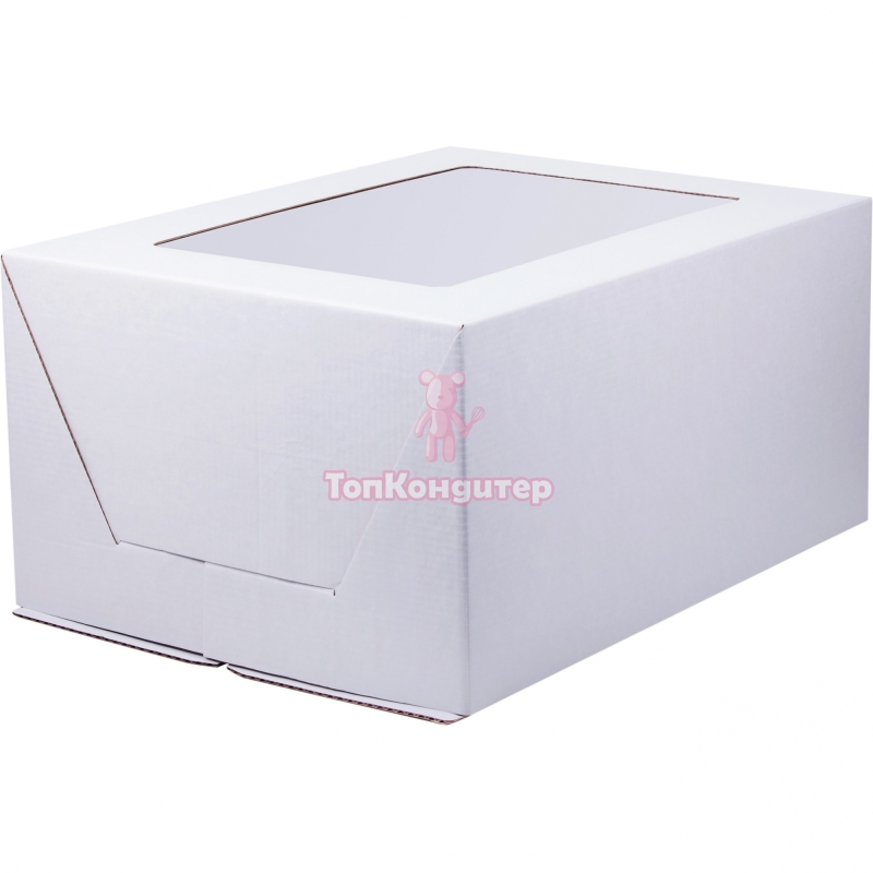 Коробка для торта 40 см*30 см*20 см c окном