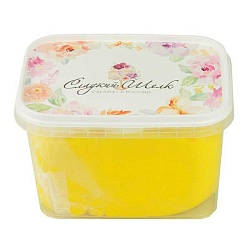 Мастика "Сладкий шелк" желтая 0,5 кг