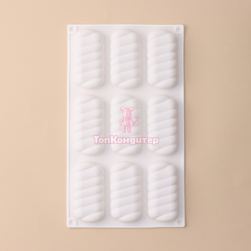 Форма для муссовых десертов и выпечки KONFINETTA «Корде», 30×17,5×2 см, 9 ячеек (9×4,5 см)