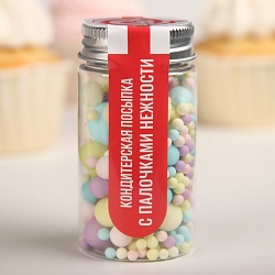 Кондитерская посыпка с палочками нежности, 50 г