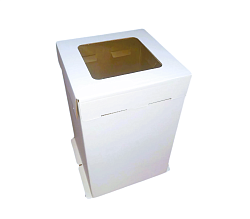 Коробка для торта 42 см*42 см*45 см с окном