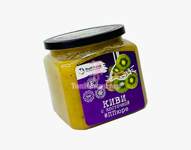 Пюре замороженное "Proff Puree" Киви с косточкой 500 г