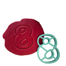 Вырубка для пряников "8" 10 см